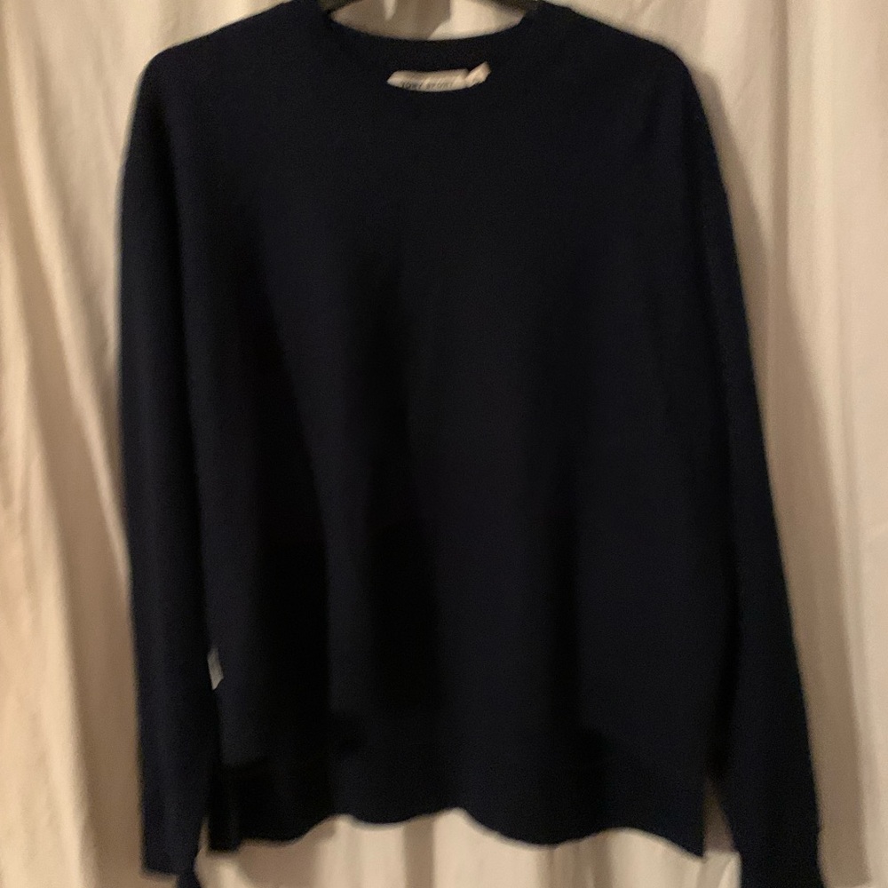 Tory Burch sport navy wool sweater